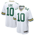 Choea GB.Packers #10 Jordan Love Player White Replica Game  Stitched Jerseys