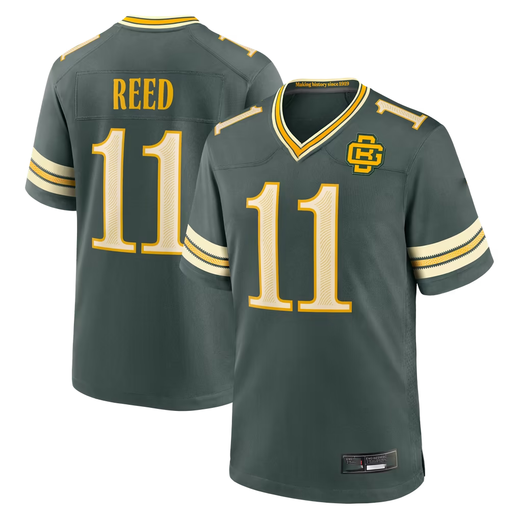 Choea GB.Packers #11 Jayden Reed Green  2026 Rivalries Collection Game Stitched Jerseys