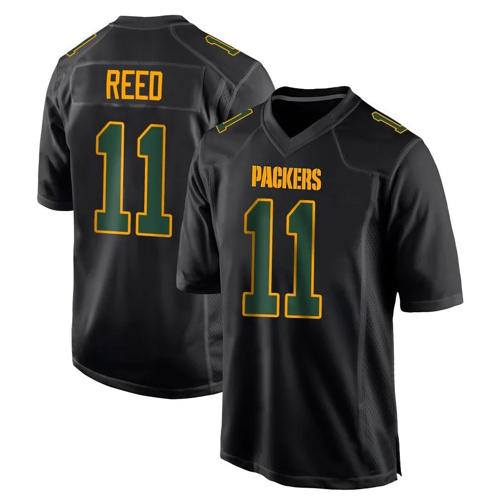 Choea GB.Packers #11 Jayden Reed Player Black Fashion Home Game Stitched Jerseys