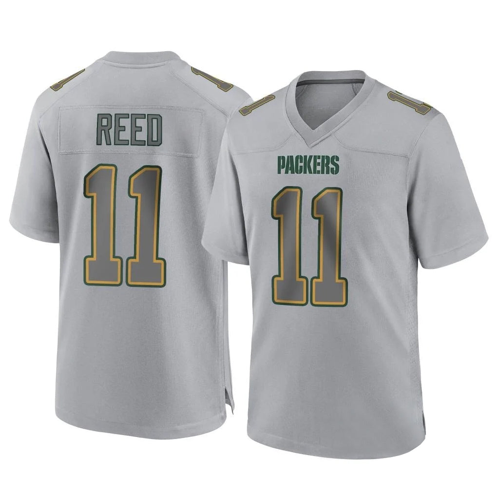 Choea GB.Packers #11 Jayden Reed Player Gray Atmosphere Fashion Home Game Stitched Jerseys