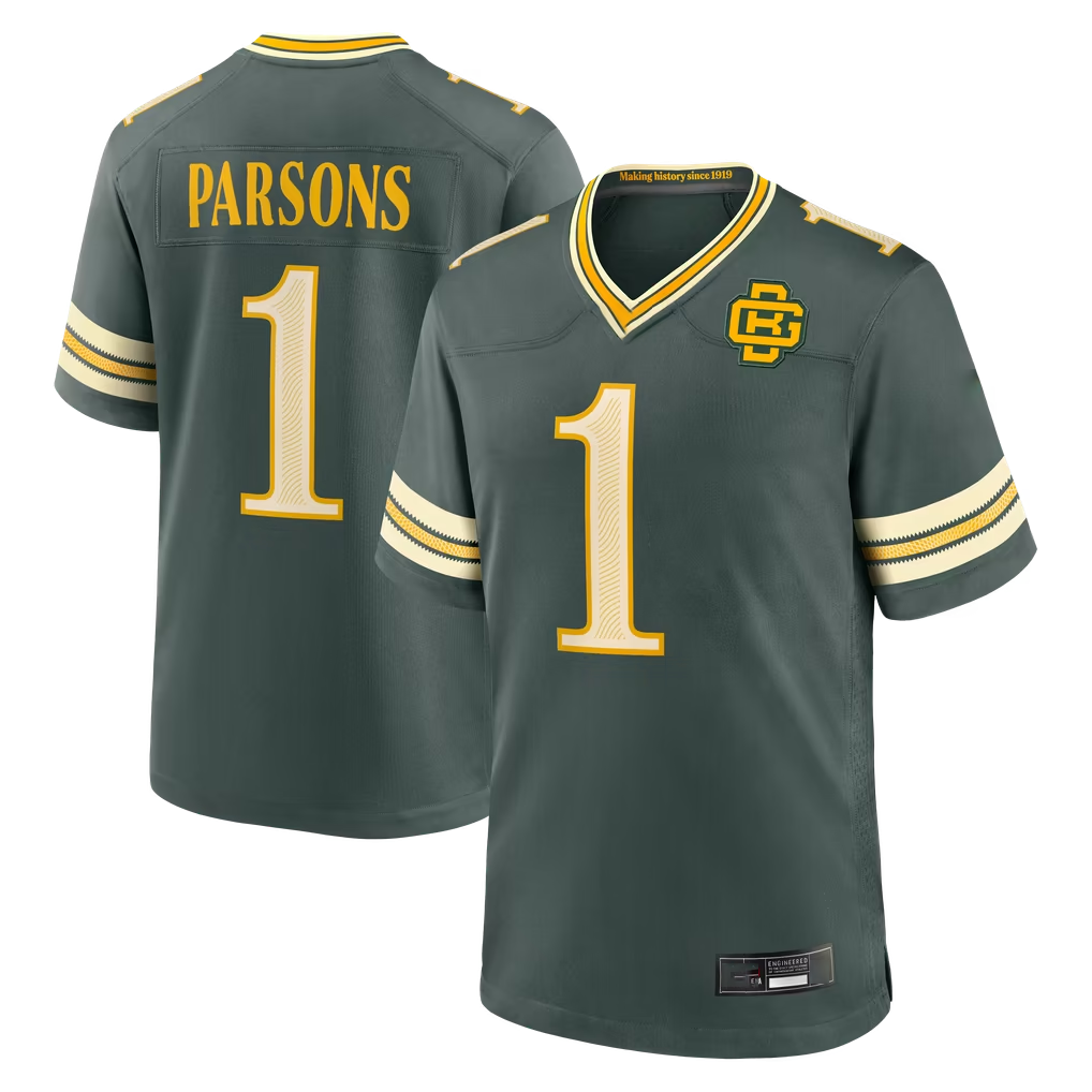Choea GB.Packers #1 Micah Parsons Green 2026 Rivalries Collection Game Stitched Jerseys