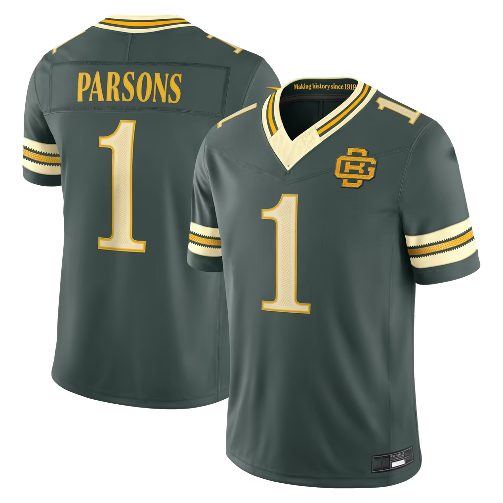 Choea GB.Packers #1 Micah Parsons Green 2026 Rivalries Collection Limited Stitched Jerseys