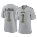 Choea GB.Packers #1 Micah Parsons Player Gray Atmosphere Fashion Home Game Stitched Jerseys