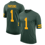 Choea GB.Packers #1 Micah Parsons Player Green Alternate Vapor Home Game Stitched Jerseys