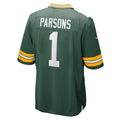 Choea GB.Packers #1 Micah Parsons Player Green Home Game Stitched Jerseys