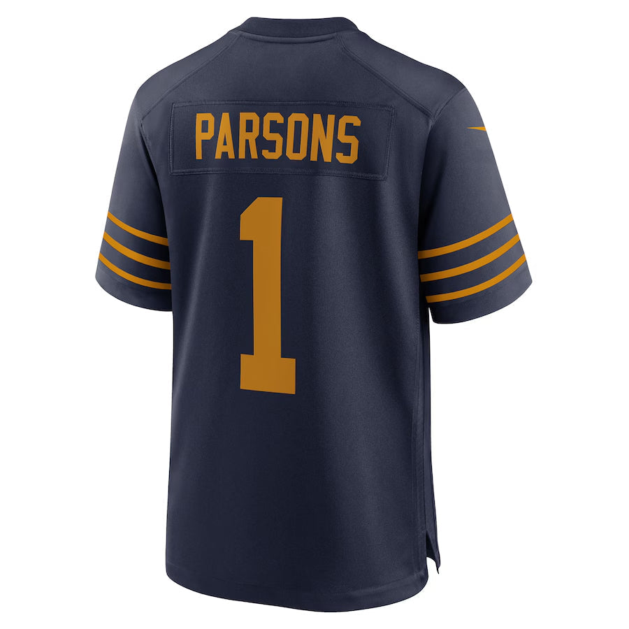 Choea GB.Packers #1 Micah Parsons Player Navy The 1923 Classic Home Game Stitched Jerseys
