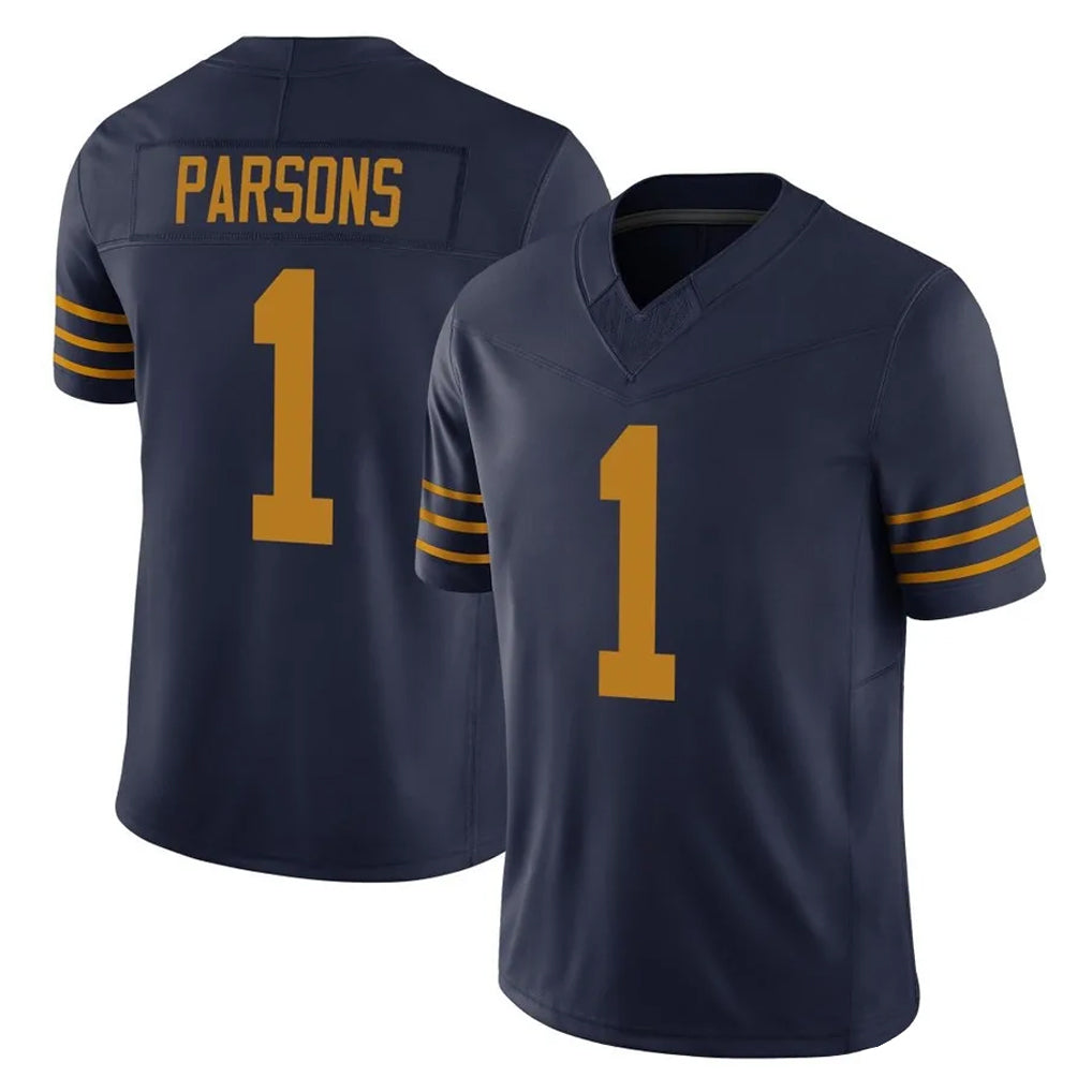 Choea GB.Packers #1 Micah Parsons Player Navy The 1923 Classic Vapor F.U.S.E. Home Game Stitched Jerseys