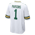 Choea GB.Packers #1 Micah Parsons Player White Home Game Stitched Jerseys