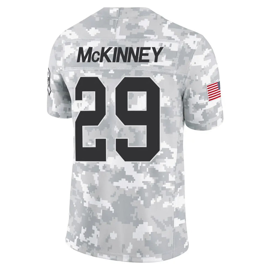 Choea GB.Packers #29 Xavier McKinney Player Arctic Camo Salute to Service Stitched Jerseys