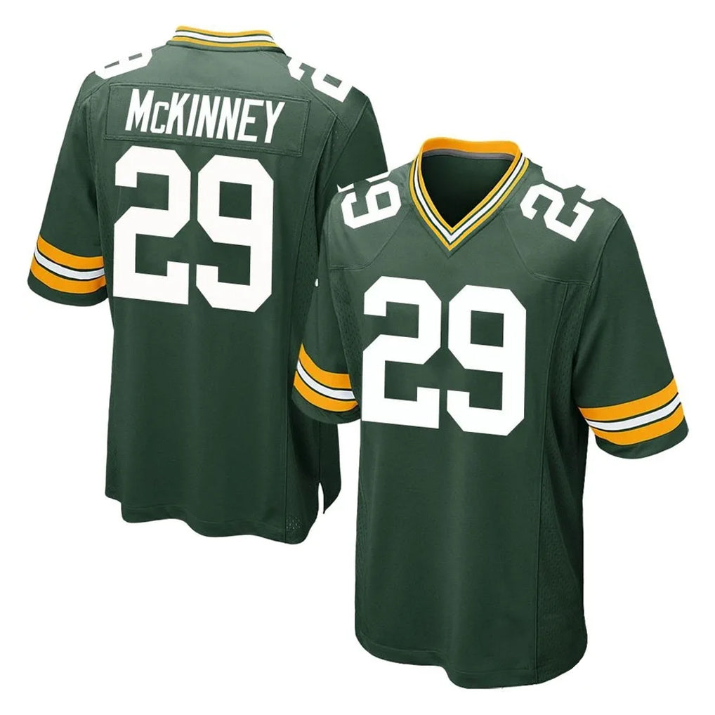 Choea GB.Packers #29 Xavier McKinney Player Green Home Game Stitched Jerseys