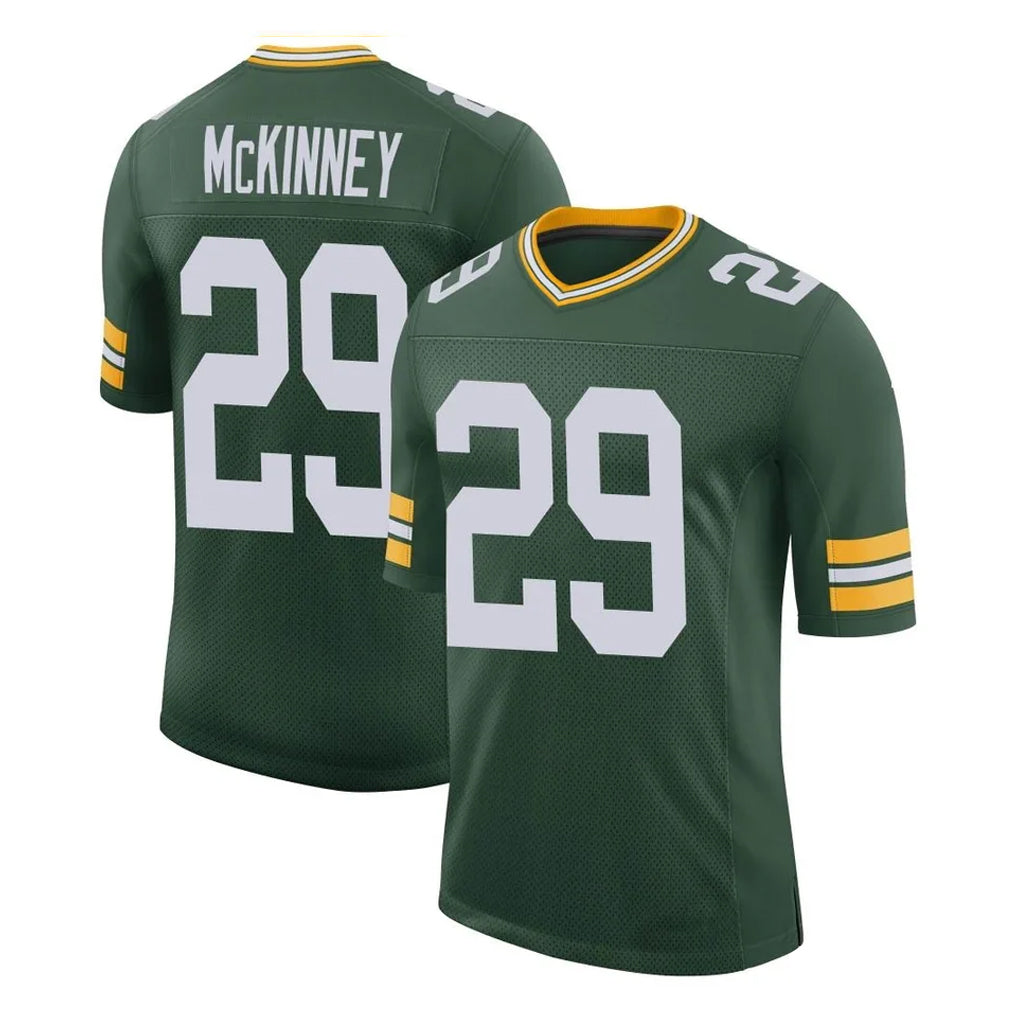 Choea GB.Packers #29 Xavier McKinney Player Green Limited Classic Home Game Stitched Jerseys