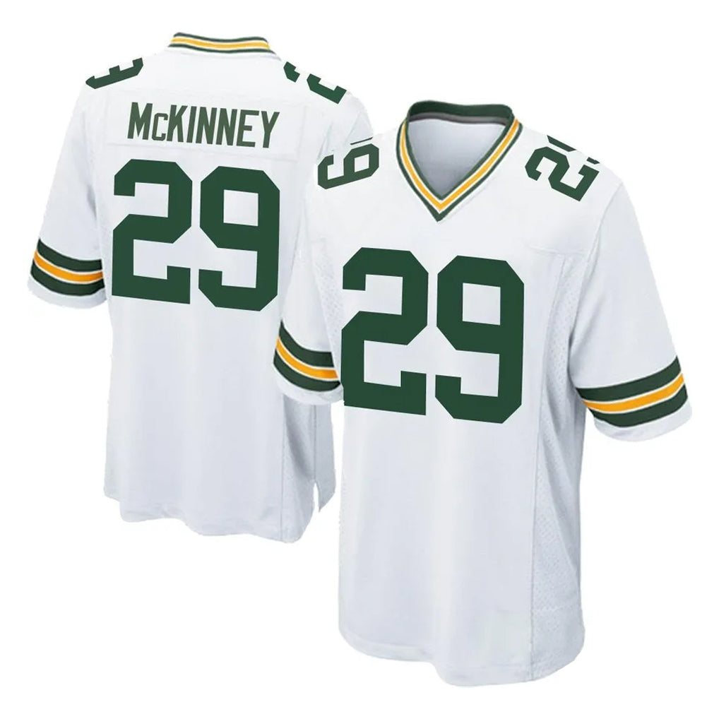 Choea GB.Packers #29 Xavier McKinney Player White Home Game Stitched Jerseys