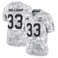 Choea GB.Packers #33 Evan Williams Player Arctic Camo Salute To Service Limited Stitched Jerseys