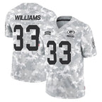 Choea GB.Packers #33 Evan Williams Player Arctic Camo Salute To Service Limited Stitched Jerseys