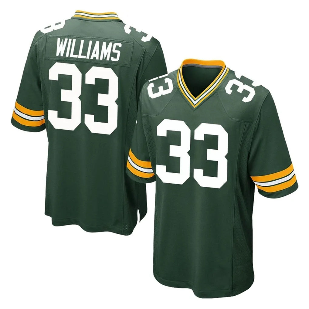 Choea GB.Packers #33 Evan Williams Player Green Home Game Stitched Jerseys