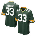 Choea GB.Packers #33 Evan Williams Player Green Home Game Stitched Jerseys