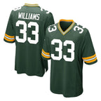 Choea GB.Packers #33 Evan Williams Player Green Home Game Stitched Jerseys