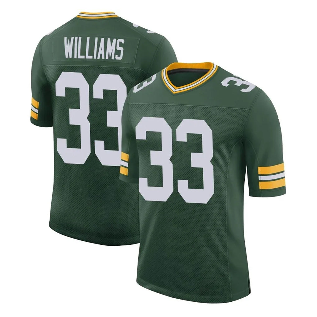 Choea GB.Packers #33 Evan Williams Player Green Limited Classic Home Game Stitched Jerseys