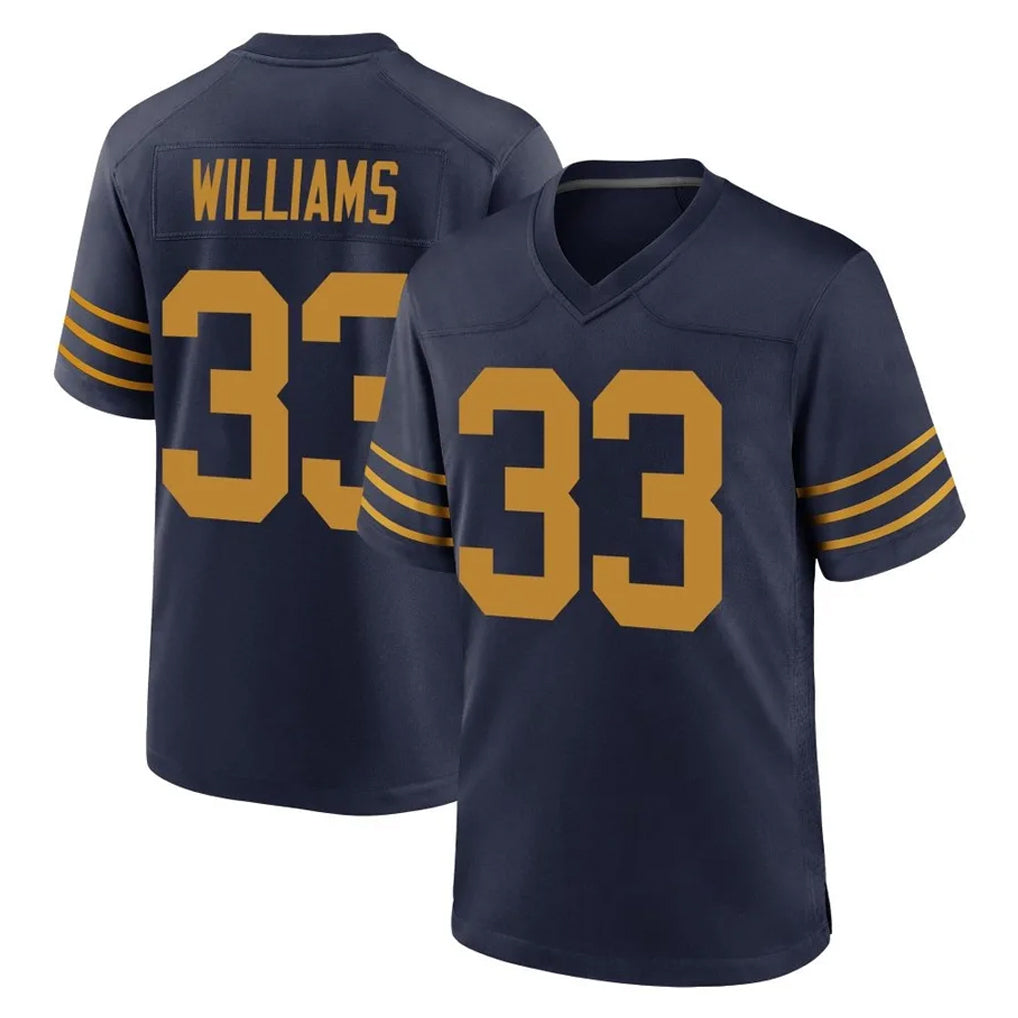 Choea GB.Packers #33 Evan Williams Player Navy The 1923 Classic Home Game Stitched Jerseys