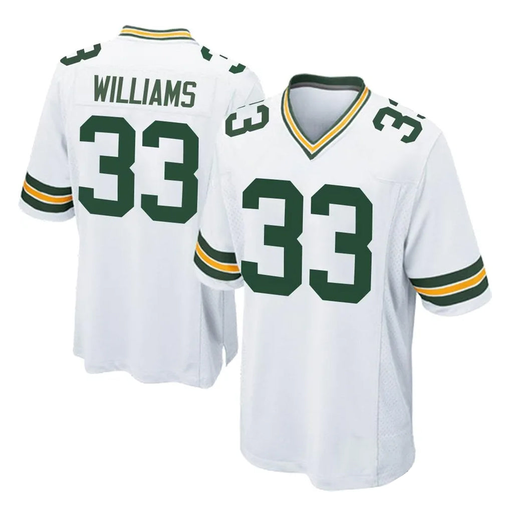 Choea GB.Packers #33 Evan Williams Player White Home Game Stitched Jerseys