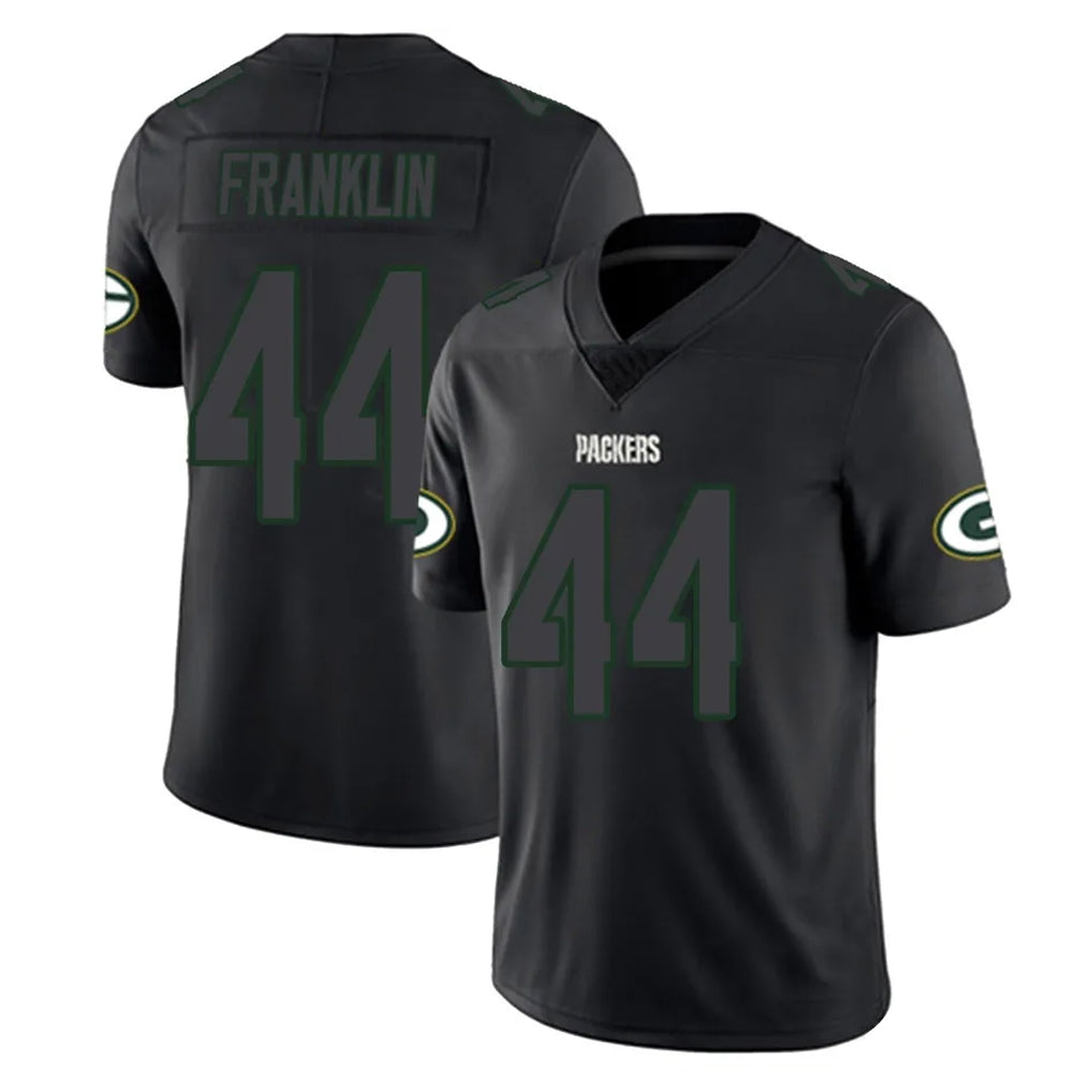 Choea GB.Packers #44 Zaire Franklin Player Black Impact Limited Home Game Stitched Jerseys