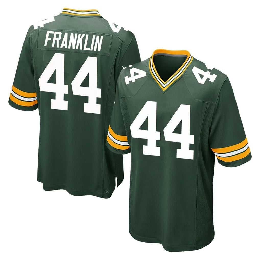 Choea GB.Packers #44 Zaire Franklin Player Green Home Game Stitched Jerseys