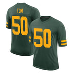 Choea GB.Packers #50 Zach Tom Player Green Alternate Vapor Home Game Stitched Jerseys