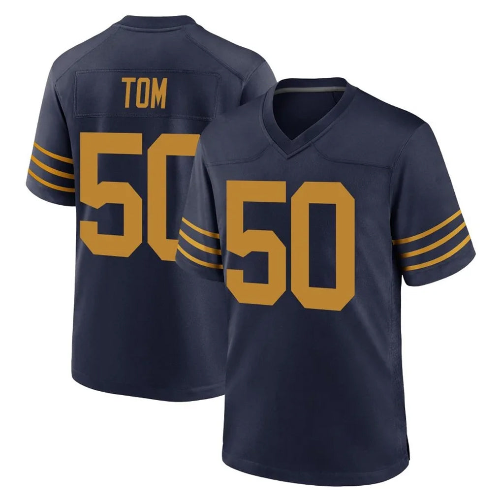 Choea GB.Packers #50 Zach Tom Player Navy The 1923 Classic Home Game Stitched Jerseys