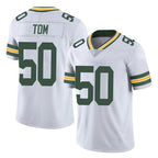 Choea GB.Packers #50 Zach Tom Player White Vapor Untouchable Limited Home Game Stitched Jerseys