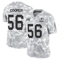 Choea GB.Packers #56 Edgerrin Cooper Player Arctic Camo Salute To Service Limited Stitched Jerseys
