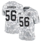 Choea GB.Packers #56 Edgerrin Cooper Player Arctic Camo Salute To Service Limited Stitched Jerseys