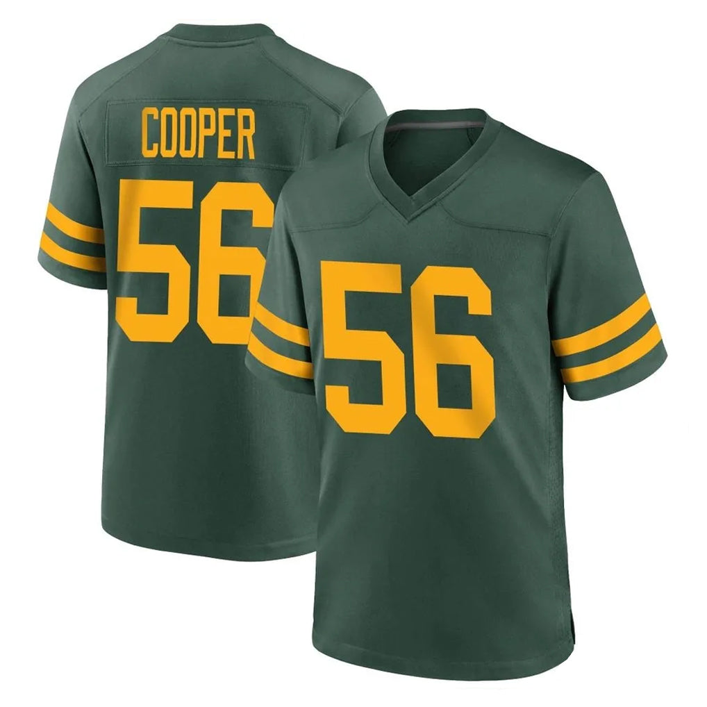 Choea GB.Packers #56 Edgerrin Cooper Player Green Alternate Home Game Stitched Jerseys