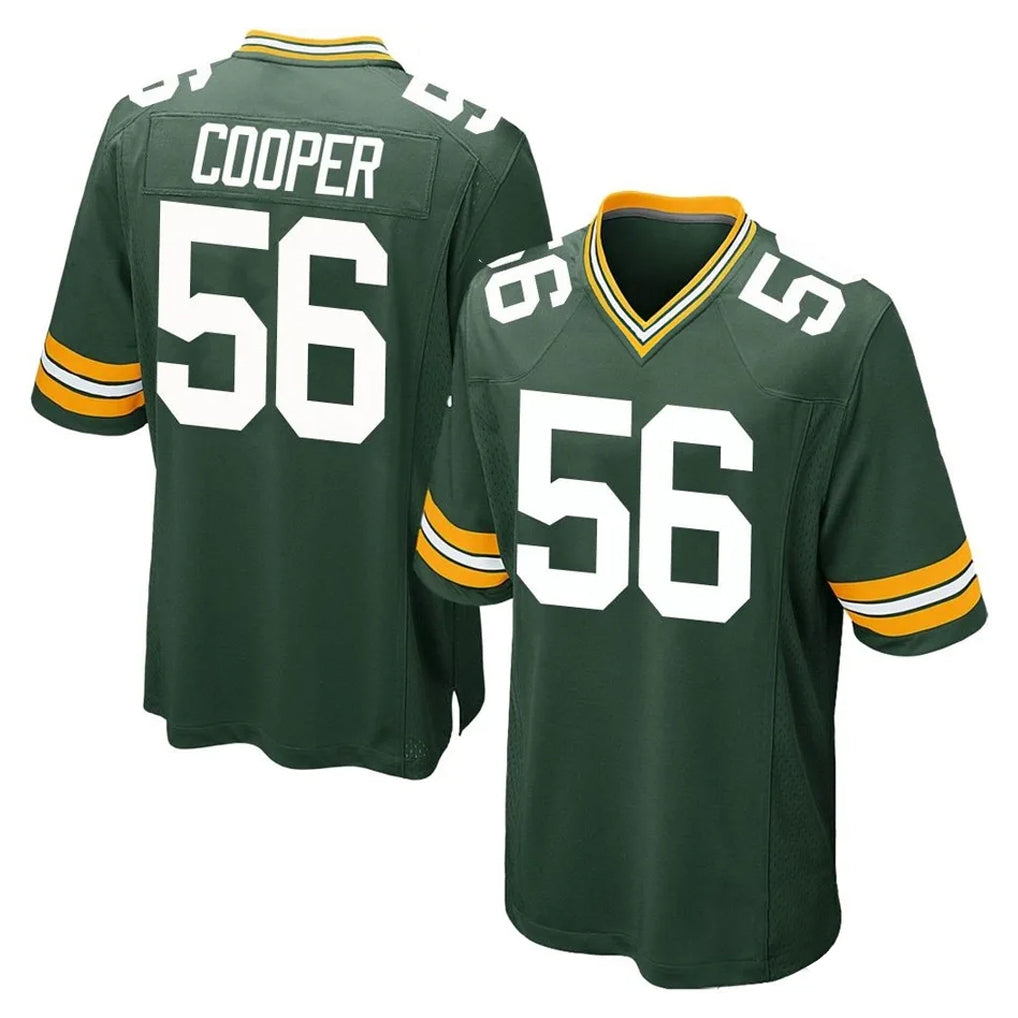 Choea GB.Packers #56 Edgerrin Cooper Player Green Home Game Stitched Jerseys