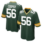Choea GB.Packers #56 Edgerrin Cooper Player Green Home Game Stitched Jerseys