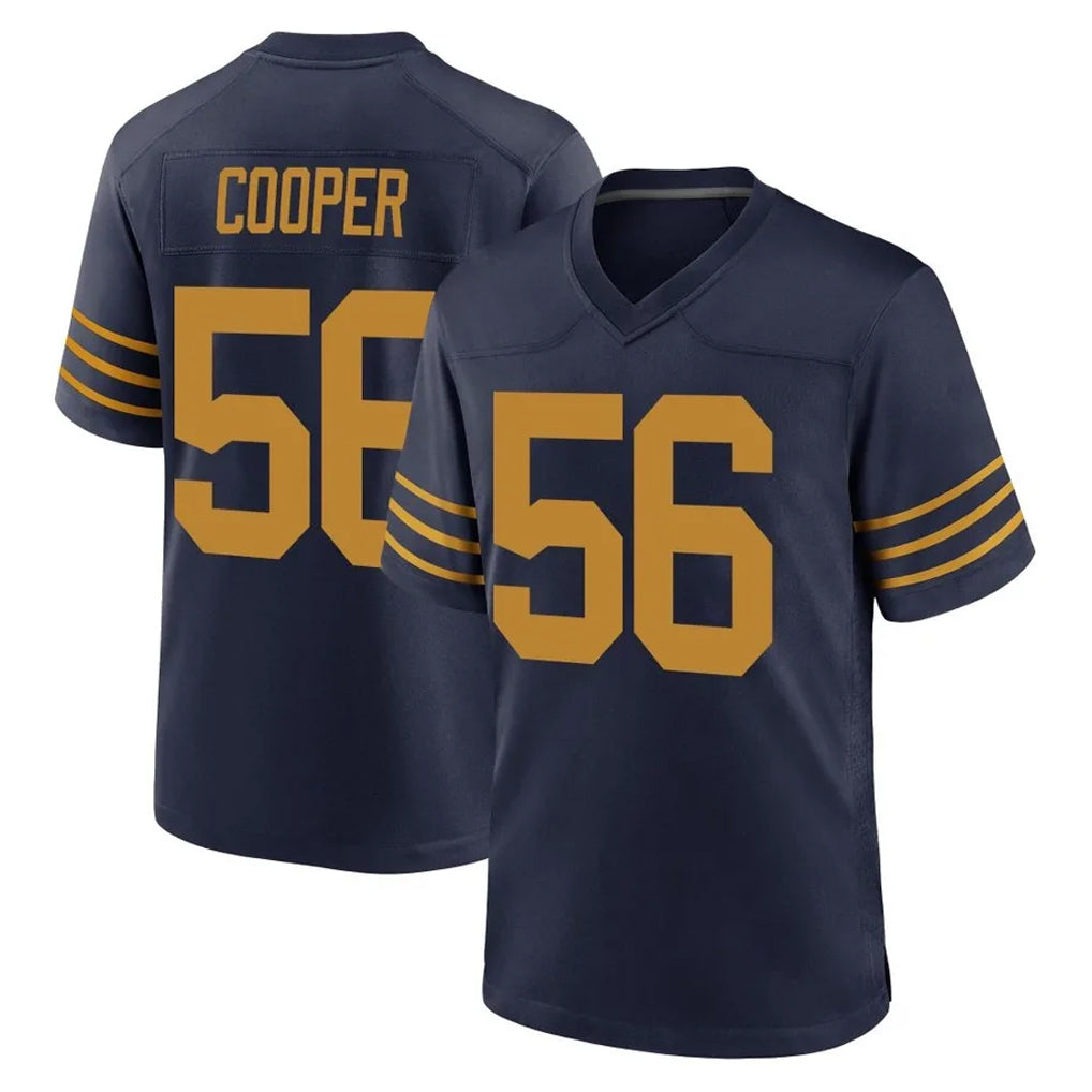 Choea GB.Packers #56 Edgerrin Cooper Player Navy The 1923 Classic Home Game Stitched Jerseys
