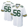 Choea GB.Packers #56 Edgerrin Cooper Player White Home Game Stitched Jerseys