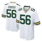 Choea GB.Packers #56 Edgerrin Cooper Player White Home Game Stitched Jerseys