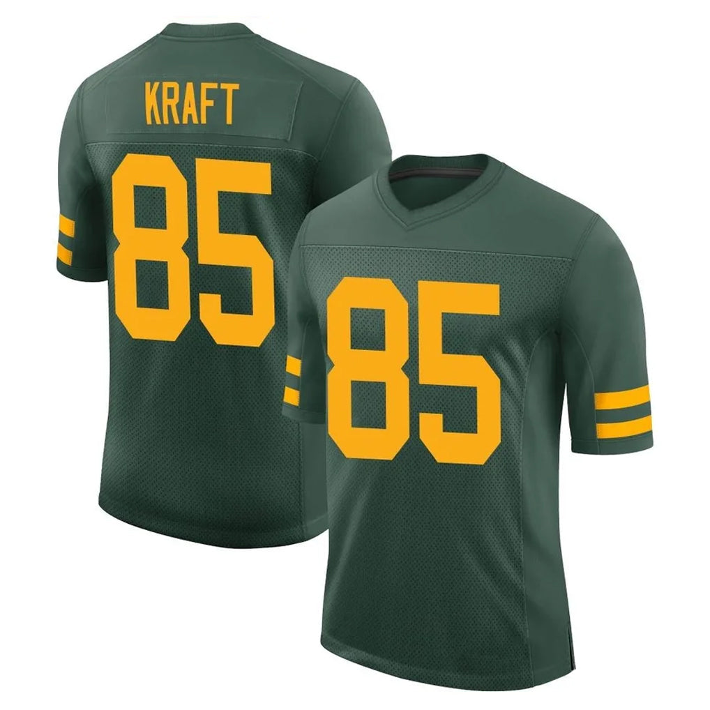 Choea GB.Packers #85 Tucker Kraft Player Green Alternate Vapor Home Game Stitched Jerseys