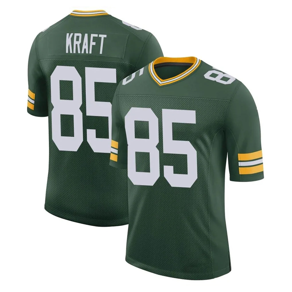 Choea GB.Packers #85 Tucker Kraft Player Green Limited Classic Home Game Stitched Jerseys