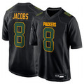 Choea GB.Packers #8 Josh Jacobs Player Black Fashion Game Stitched Jerseys