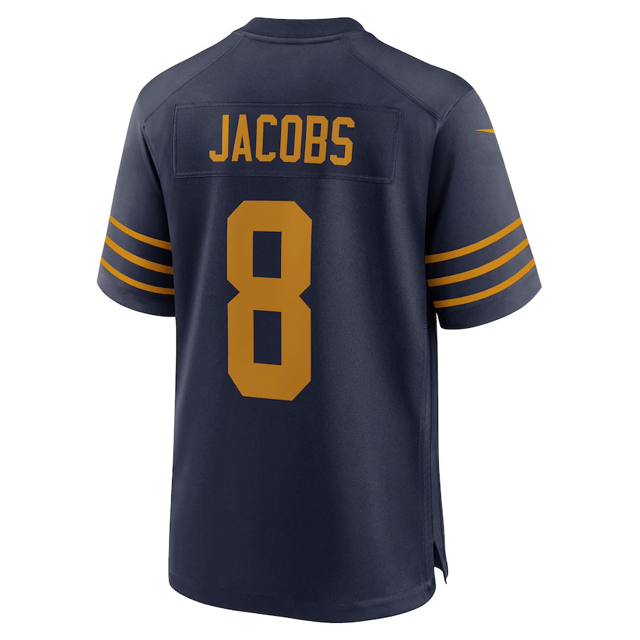 Choea GB.Packers #8 Josh Jacobs Player Navy The 1923 Classic Game Stitched Jerseys