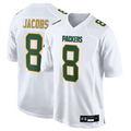 Choea GB.Packers #8 Josh Jacobs Player White Fashion Game Stitched Jerseys
