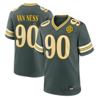 Choea GB.Packers #90 Lukas Van Ness Green 2026 Rivalries Collection Game Stitched Jerseys
