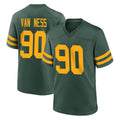 Choea GB.Packers #90 Lukas Van Ness Player Green Alternate Home Game Stitched Jerseys