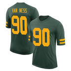 Choea GB.Packers #90 Lukas Van Ness Player Green Alternate Vapor Home Game Stitched Jerseys