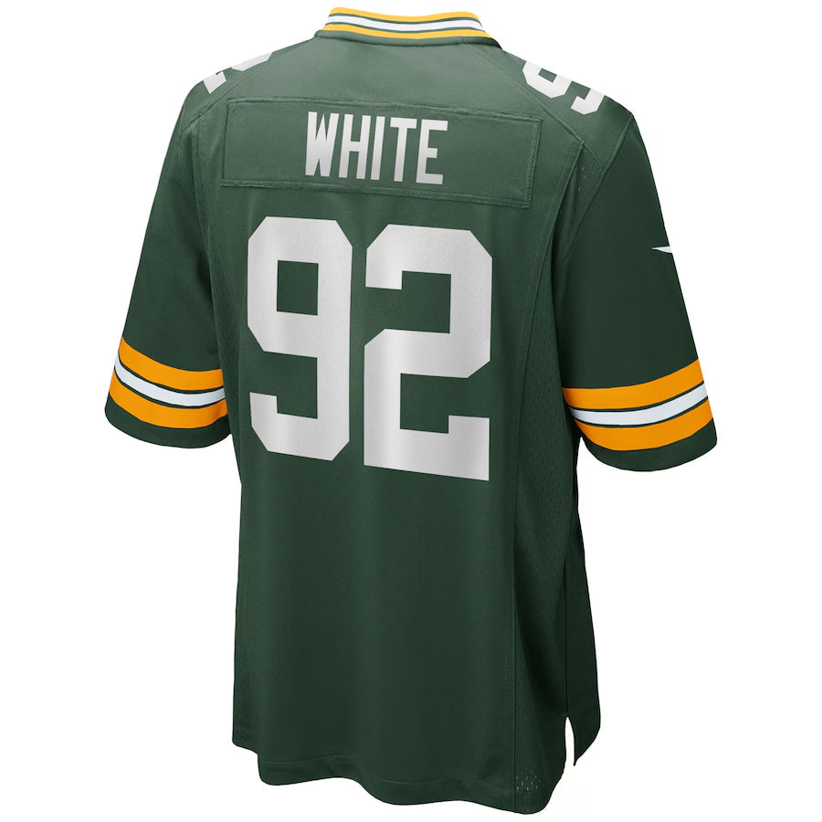 Choea GB.Packers #92 Reggie White Player Green Home Game Stitched Jerseys