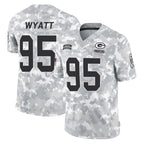 Choea GB.Packers #95 Devonte Wyatt Player Arctic Camo Salute To Service Limited Stitched Jerseys