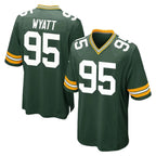 Choea GB.Packers #95 Devonte Wyatt Player Green Home Game Stitched Jerseys