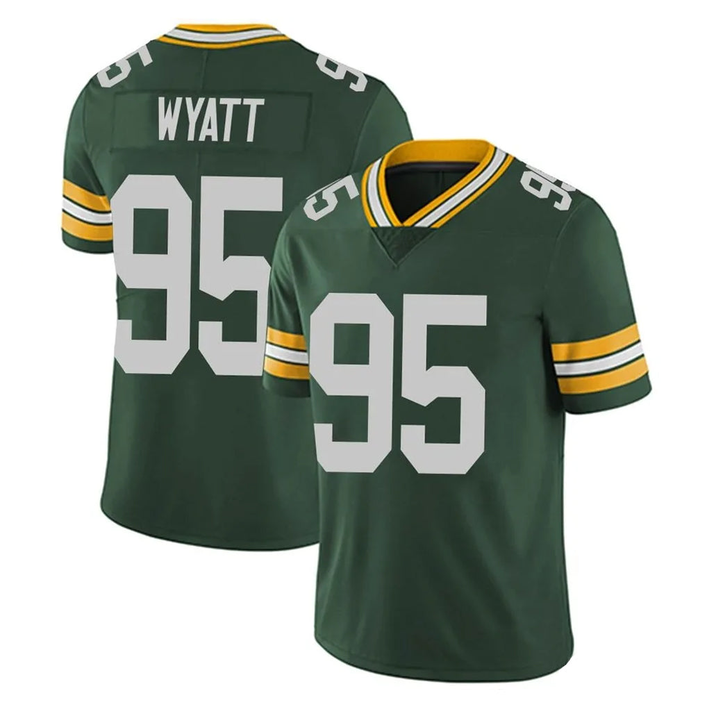 Choea GB.Packers #95 Devonte Wyatt Player Green Vapor Untouchable Limited Home Game Stitched Jerseys