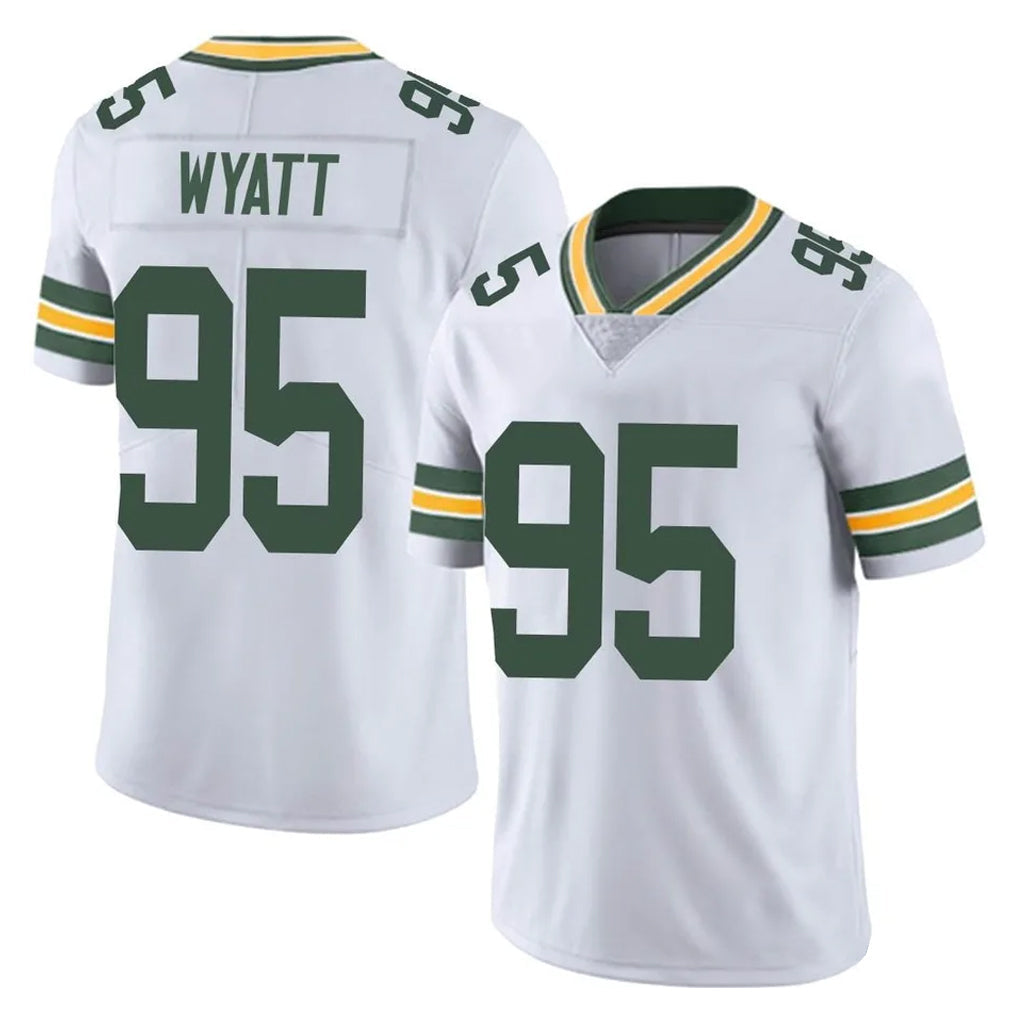 Choea GB.Packers #95 Devonte Wyatt Player White Vapor Untouchable Limited Home Game Stitched Jerseys